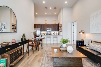 15 Foot ceilings in select units